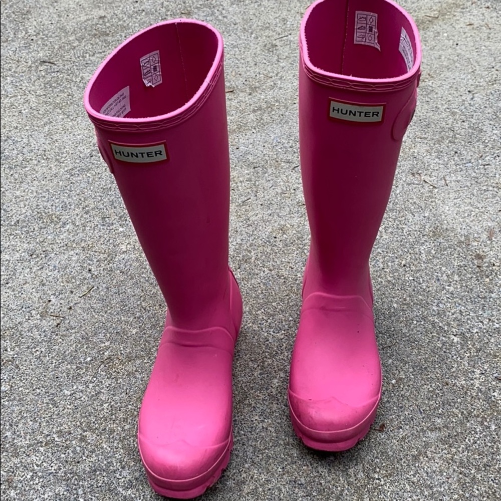 Girls Hunter rainboots size US 5G, EU 36